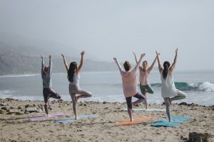 Yoga Retreat Beach Class